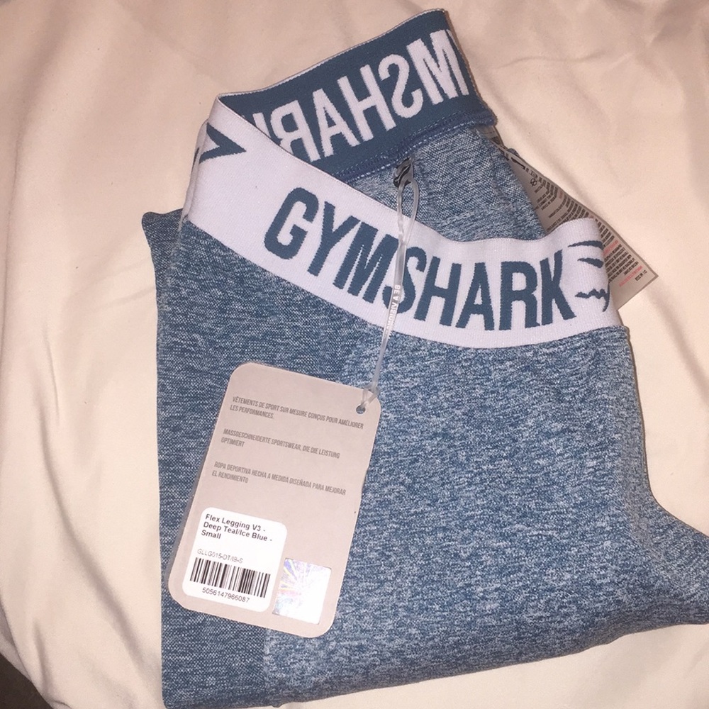 NWT SOLD OUT FLEX V3 leggings Deep Teal/ Ice Blue